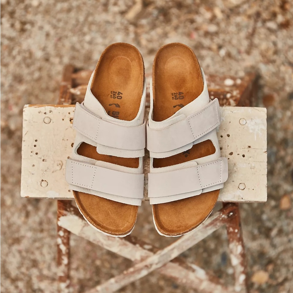 Free People White Uji Birkenstocks!